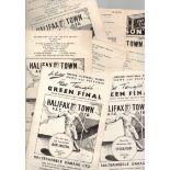 Halifax Town Football Programmes: Home programmes 1954 to 1959 (15).