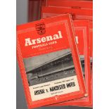 Arsenal Football Programmes: Home programmes 1952 and 1953 (22).