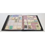 A collection of golf related match book folders, including those for the Open Championship,