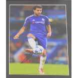 CESC FABREGAS; an autographed photograph of the Chelsea footballer,