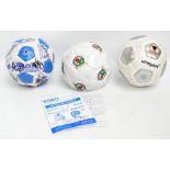 A football signed by the Blackburn Rovers team from their Premiership winning season,