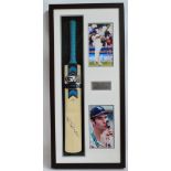 A Gunn & Moore Apex DXM full size cricket bat, signed by England Captain Michael Vaughan,