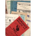 Maidstone Football Programmes: Away programmes 1949 to 1952 (12).