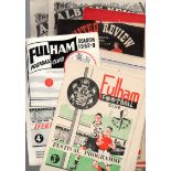 Football Programmes: Football programmes 1945 to 1955, festival, coronation, ground opening,