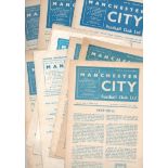 Manchester City Football Programmes: Home programmes 1960 to 1964, approx 200.