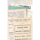 Maidstone Football Programmes: Ladies and men's football programmes 1954 to 1988 (10).