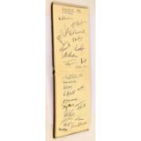 A football related autograph book, with signatures including Bill Liddell, Stanley Matthews,