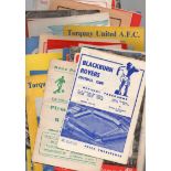 Football Programmes: Football programmes 1950 to 1959 (50).