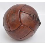 A c.1950s "Super Star" leather lace-up football.