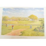After CRAIG CAMPBELL; three limited edition golf prints of 250,