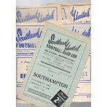 Southend United Football Programmes: Home reserve programmes from the 1940s (10).