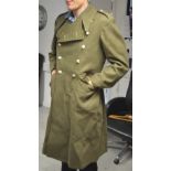 A vintage army coat worn by a regimental sergeant major.