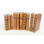 BLACKSTONE, WILLIAM; four leatherbound volumes of "Commentaries on The Loss of England",