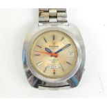 BULOVA; a stainless steel Accutron Astronaut Mark 2 wristwatch,