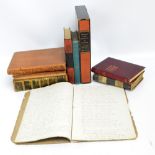 Six early 19th century handwritten journals/commonplace books comprising a journal of 1802/3/4,