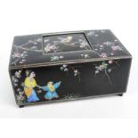 A late 19th century leather cased silver and enamel decorated singing musical bird box,