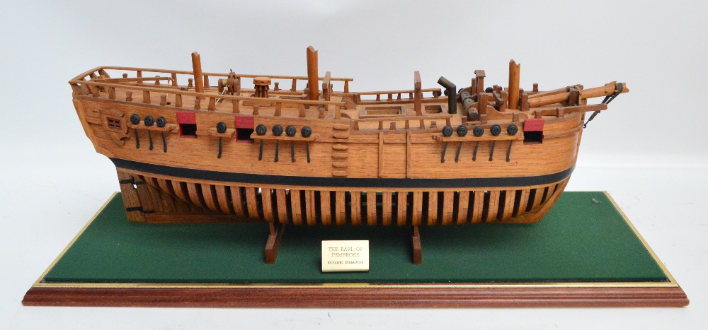 A scratch built model of "The Earl of Pembroke",