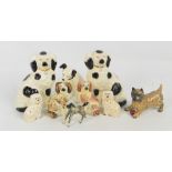 Six Beswick figures; "Cairn Terrier", model no.