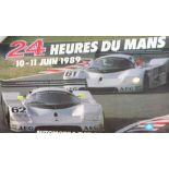 Five 1980s original Le Mans 24 Hour posters, unframed, rolled.