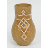 A Doulton Lambeth Silicon "Mosaic Ware" small vase, by Eliza Simmance,