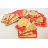 A collection of various vintage Ordnance Survey road maps,