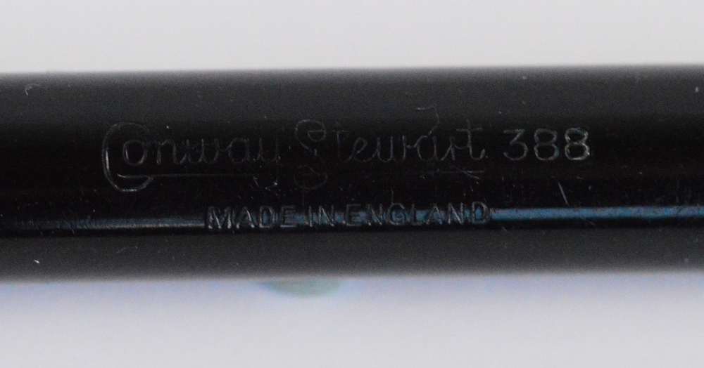 A Conway Stewart 388 fountain pen with black body and 14ct gold nib, length 12.5cm. - Image 4 of 4