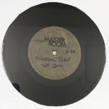 An original 7" master tape; Funeral Pyre, Master Room.