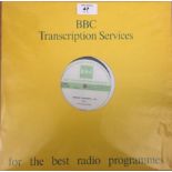 BBC Transcription Disc; UK, 943 - Beat Surrender.