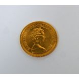 An Elizabeth II full sovereign, 1980.