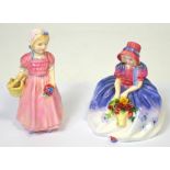 Two Royal Doulton figurines, HN1677 'Tinklebell' and HN1467 'Monica' (2).