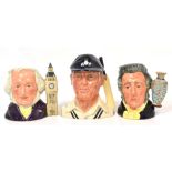 Three Royal Doulton character jugs D6739 'The Hampshire Cricketer', limited edition no.