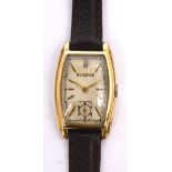 Bulova; a 1940s gentleman's watch,