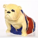 A Royal Doulton RD645658 bulldog figure, height 15cm.