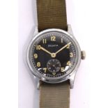 Helvetia; a 1940s military style gentleman's watch,