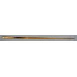 An Ashcroft of Liverpool cased Joe Davis champion snooker cue with Clare-Padmore-Thurston of