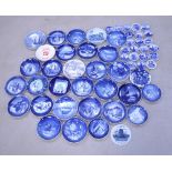 A quantity of Royal Copenhagen/Bing and Grondahal collector's plates and a Royal Copenhagen Mexico