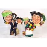 Two Royal Doulton figures HN2254 'Shore Leave' and HN1315 'The Old Balloon Seller',