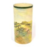 A Royal Doulton 'Game Birds' series cylindrical vase, approx height 20.5cm.