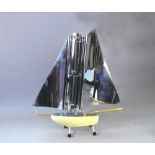 An Art Deco "Bunting" yacht heater, height 77.5cm.