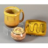 RAY FINCH (1914-2012) for Winchcombe Pottery; an early slipware tankard,