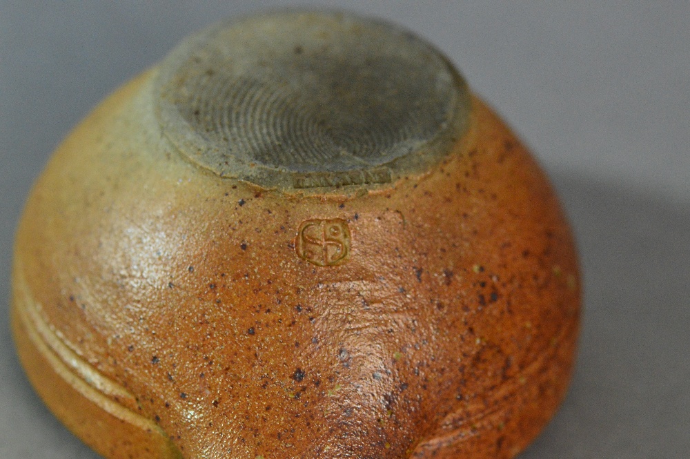 Leach Pottery; four stoneware pots to include a Z bowl (af), a coffee pot (missing lid), - Image 4 of 4