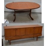 A retro G-Plan style teak sideboard,