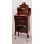 A Victorian mahogany display cabinet,