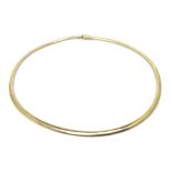 An Arpas 14ct gold collar necklace, approx 39g.