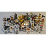 A large quantity of pocket and table lighters to include Ronson and Omega examples and various