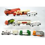 A quantity of playworn Corgi and Dinky vehicles to include a Corgi Mazda B1600 pickup,