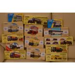 Fourteen boxed Corgi vehicles to include six limited edition examples from the Brewery Collection,