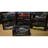 Ten boxed Maisto 1:18 scale vehicles (10).