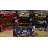 Ten various boxed 1:18 scale cars (10).