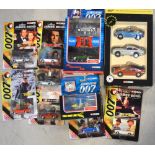 A boxed Corgi James Bond 'Die Another Day' Aston Martin and Jaguar XKR two-piece set with figures,